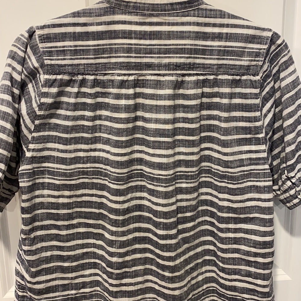 J Crew Striped Oversized 100% Cotton Blouse - Picture 10 of 16